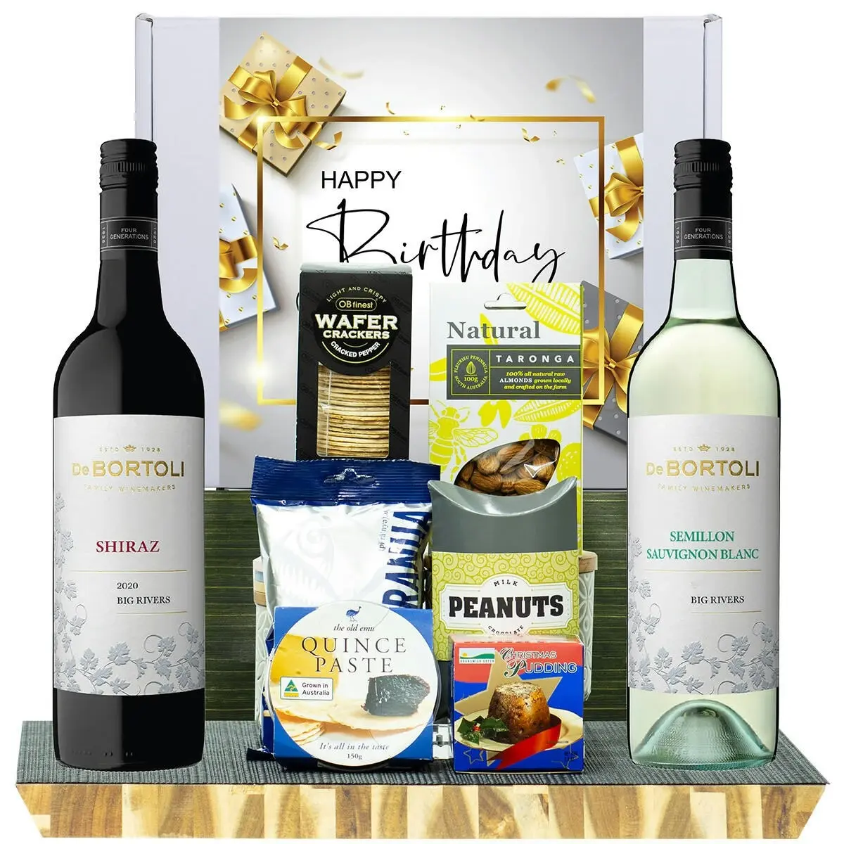 26623C Happy Birthday Hamper with De Bortoli Big Rivers