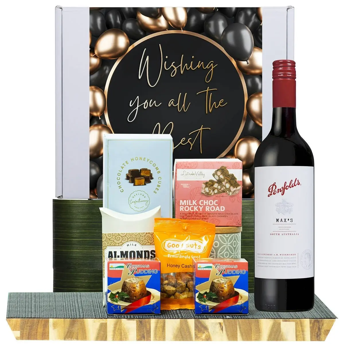 26705D All The Best Hamper with Penfolds Max’s Cabernet Sauvignon