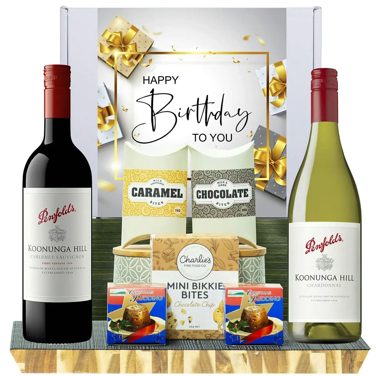 26904C Happy Birthday Hamper with Penfolds Koonunga Hill Cabernet Sauvignon