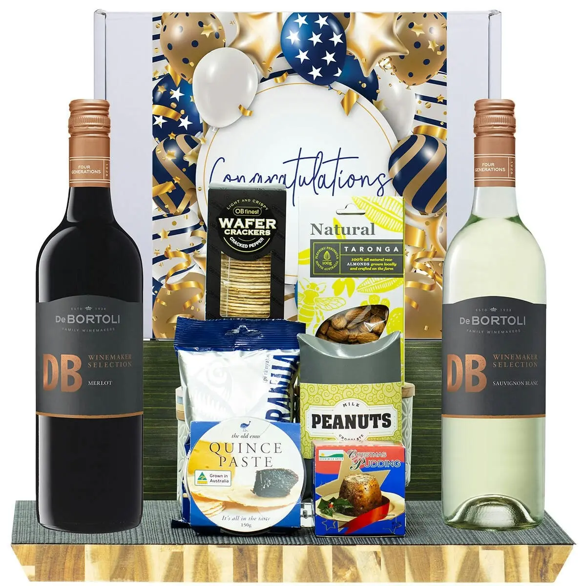 26626F Congratulations Hamper with De Bortoli DB