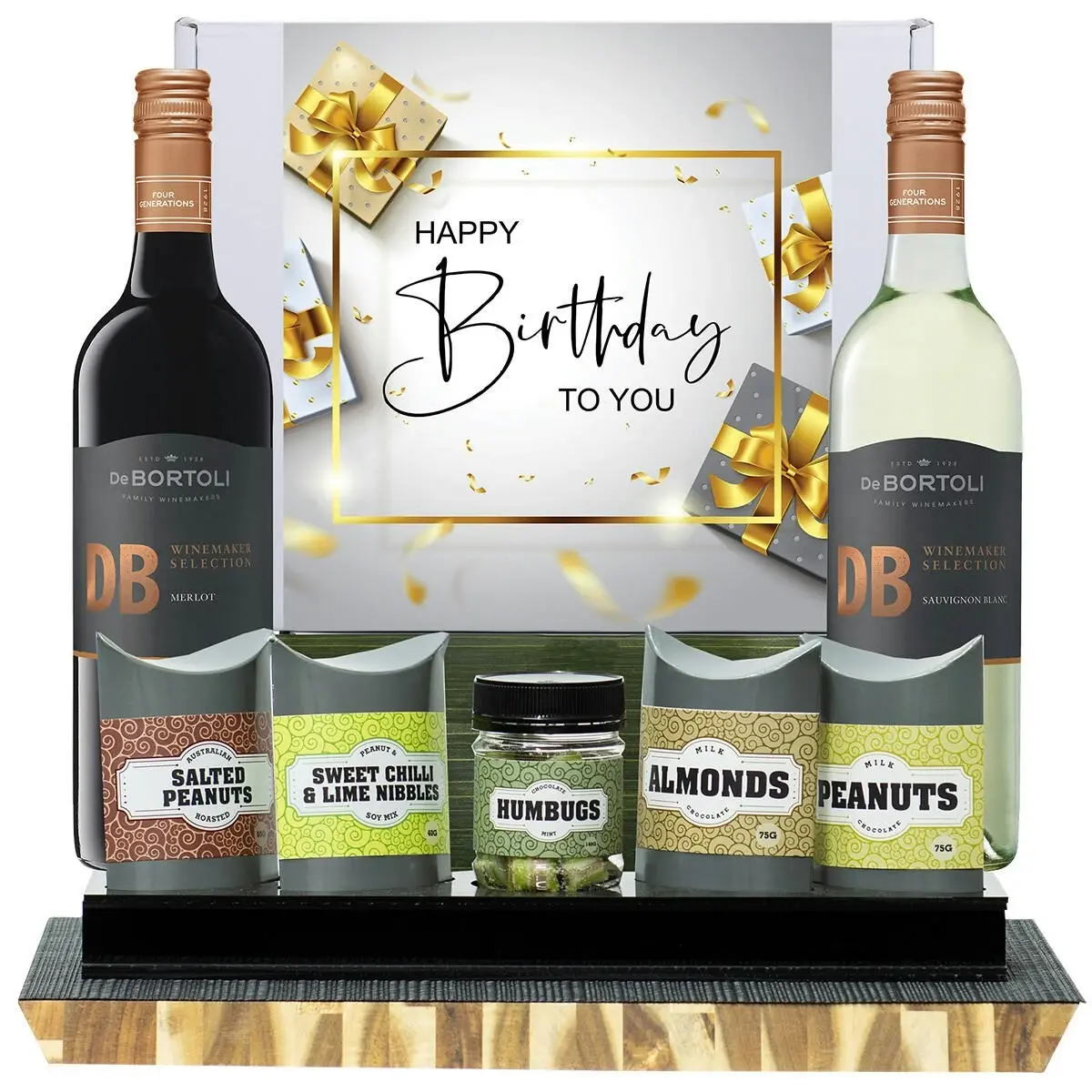 29226C Happy Birthday Gourmet Hamper with De Bortoli DB