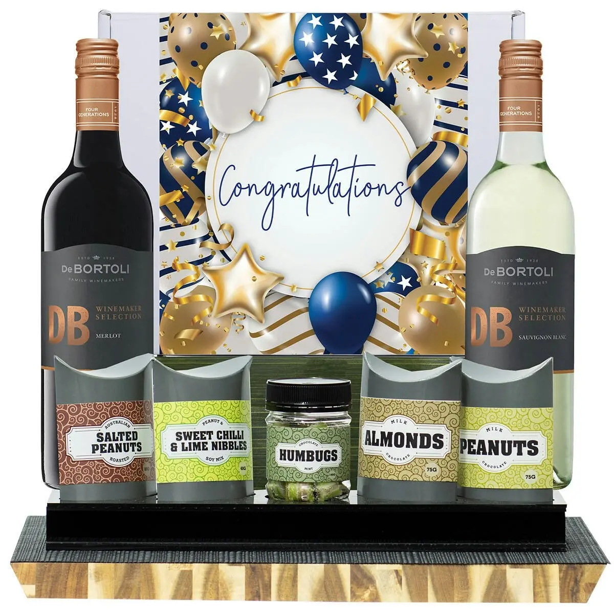 29226F Congratulations Gourmet Hamper with De Bortoli DB