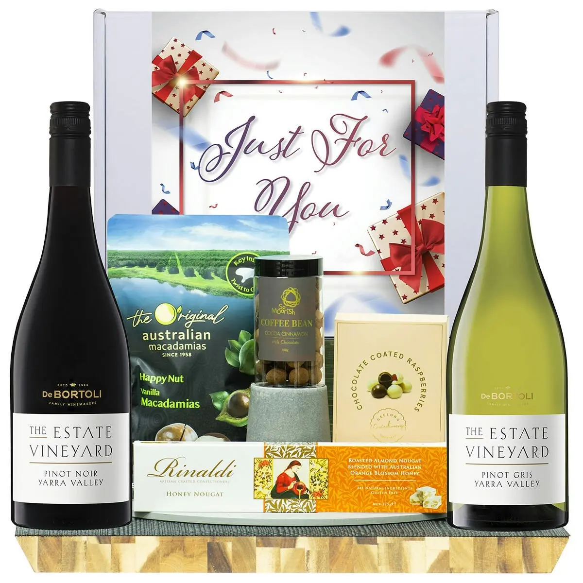 22429E Just For You Gourmet Hamper with De Bortoli The Estate Collection