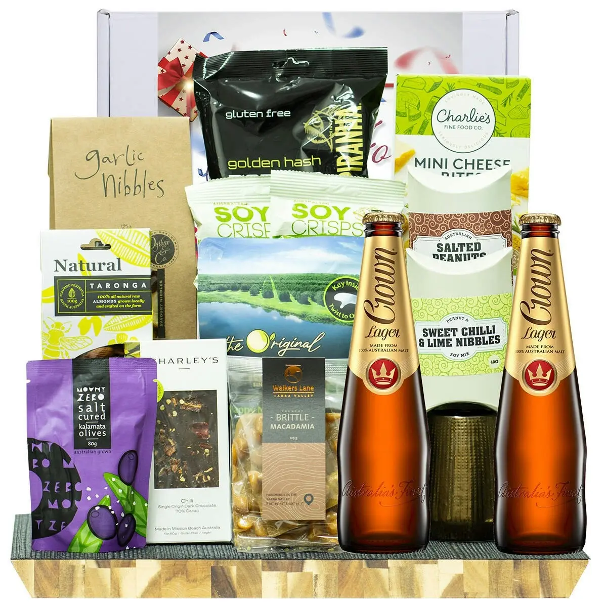 25086E Just For You Hamper with Crown Lager