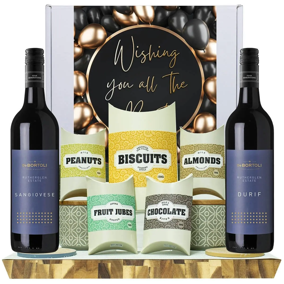 20332D All The Best Gourmet Hamper with De Bortoli Rutherglen