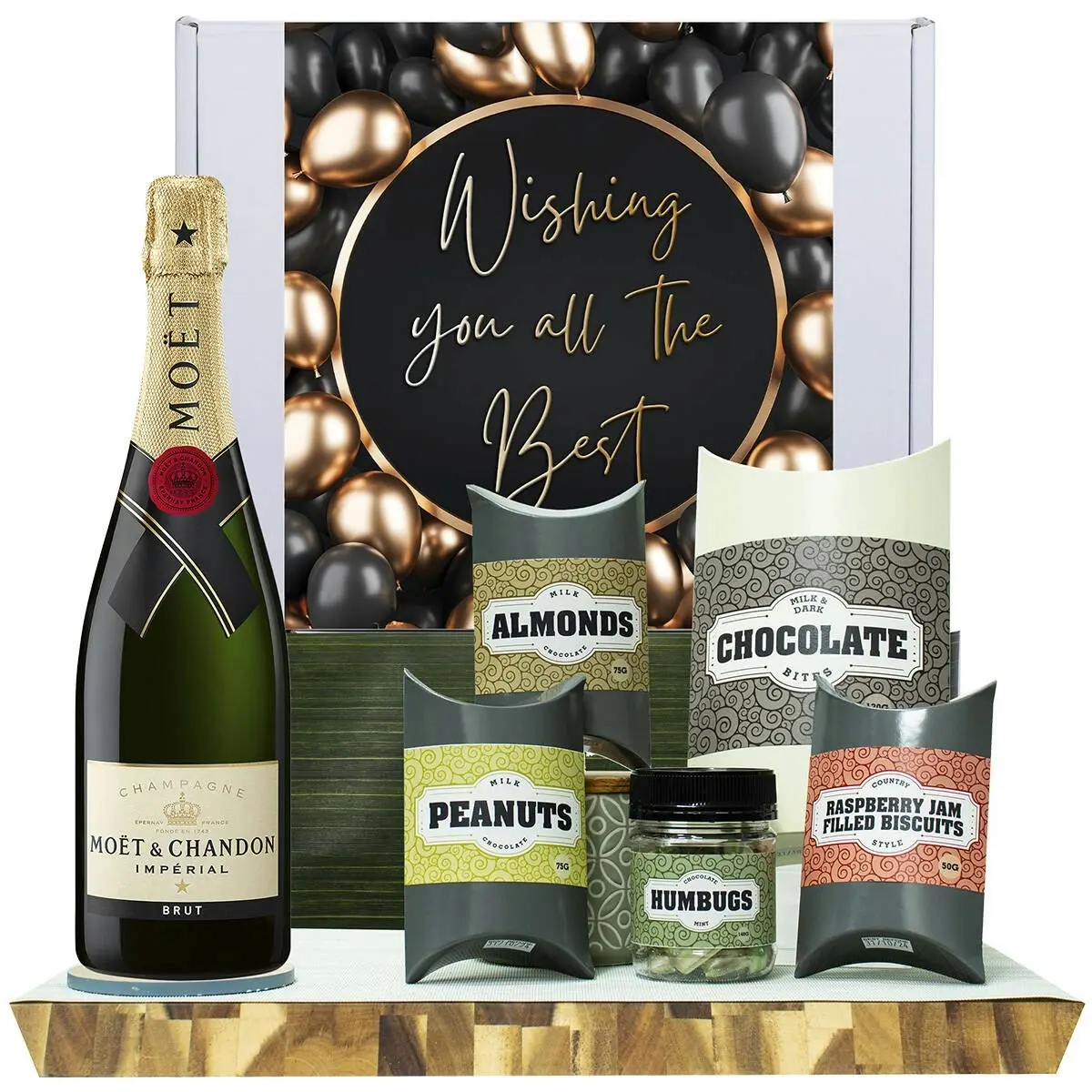 20461D All The Best Gourmet Hamper with Moet & Chandon