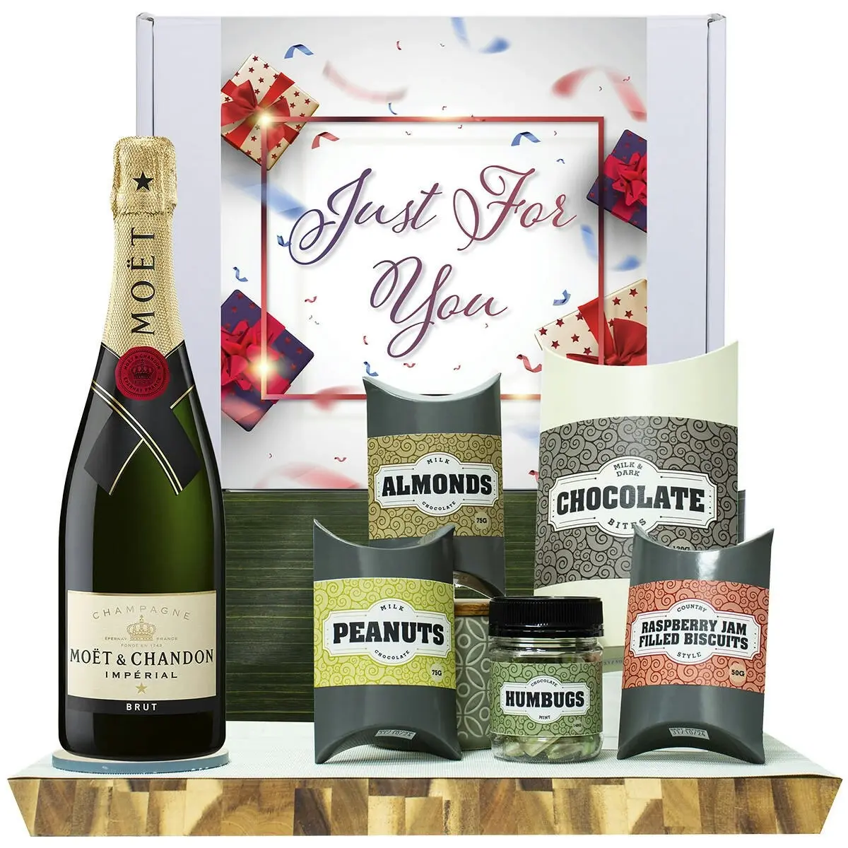 20461E Just For You Gourmet Hamper with Moet & Chandon