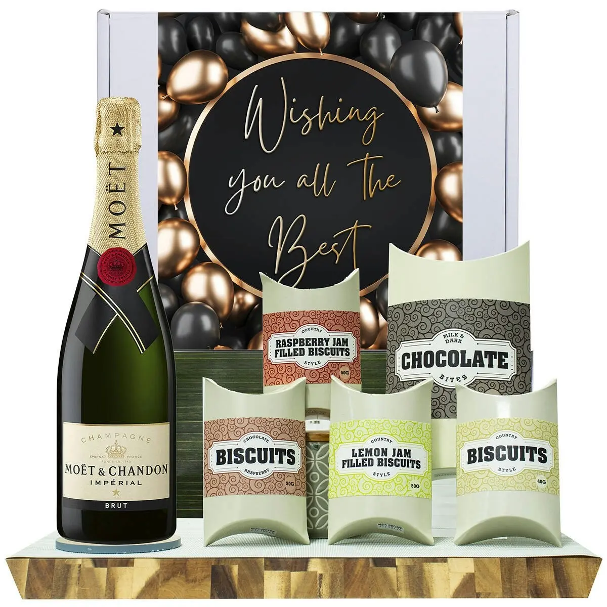 20661D All The Best Gourmet Hamper with Moet & Chandon