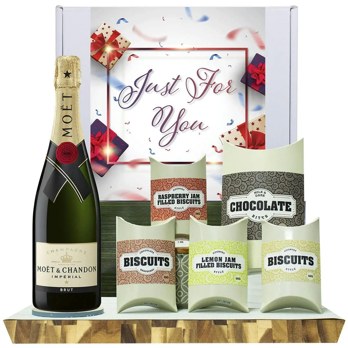 20661E Just For You Gourmet Hamper with Moet & Chandon