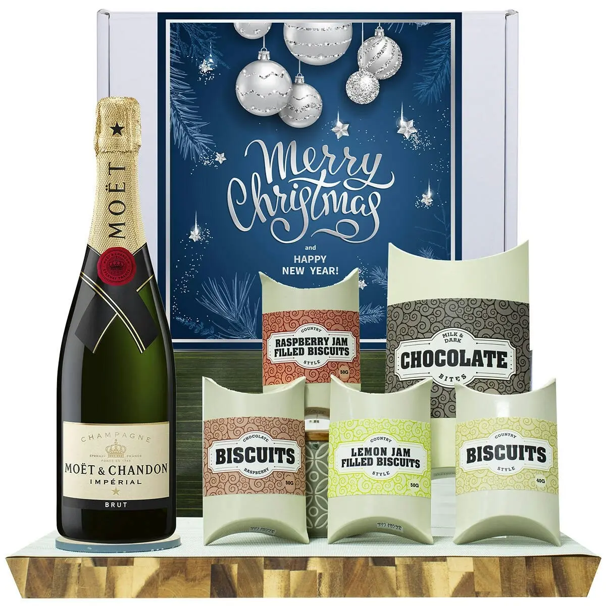 20661X Christmas Gourmet Hamper with Moet & Chandon