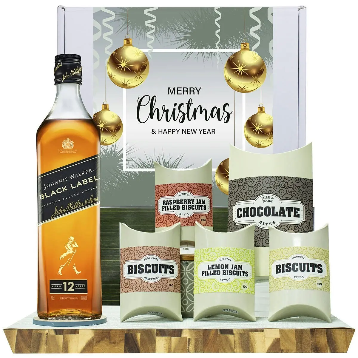 20671U Christmas Gourmet Hamper with Jonnie Walker Black Label