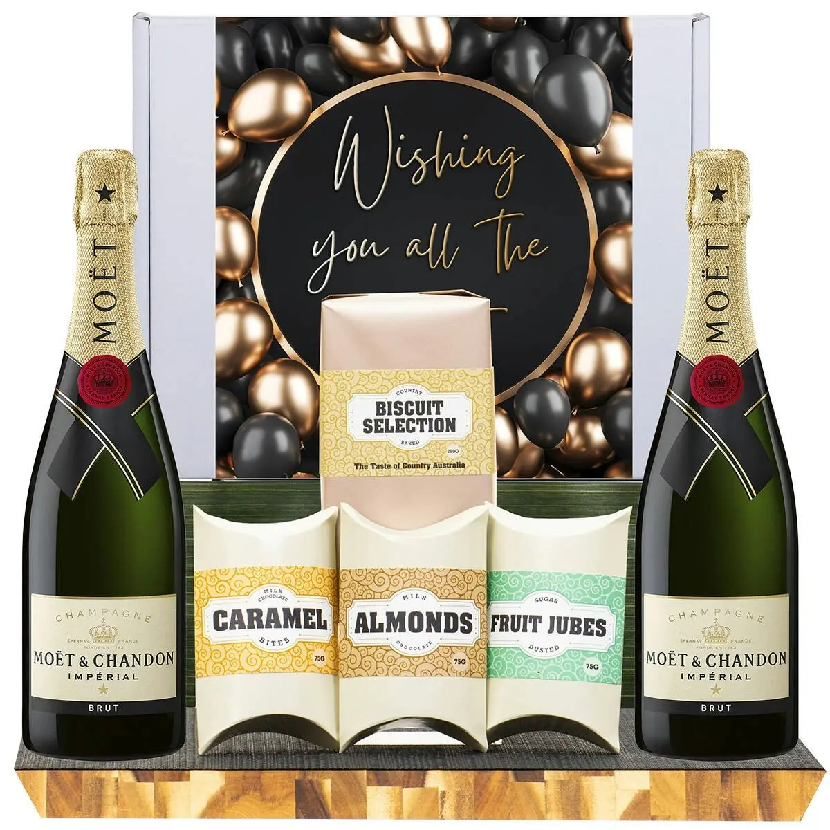 21061D All The Best Gourmet Hamper with Moet & Chandon