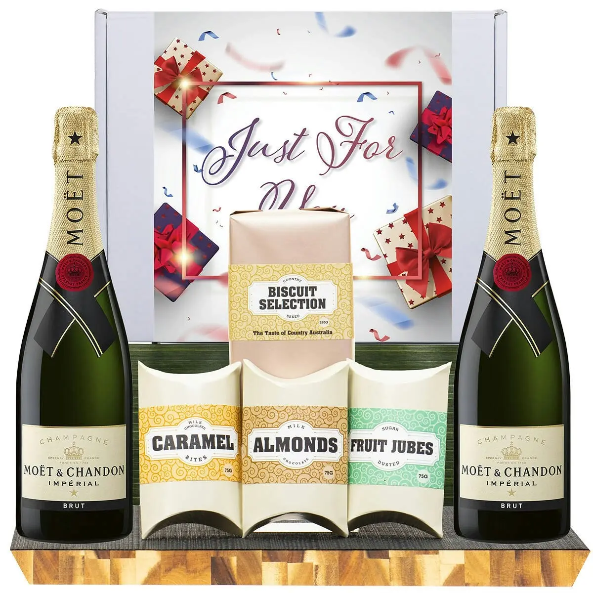 21061E Just For You Gourmet Hamper with Moet & Chandon