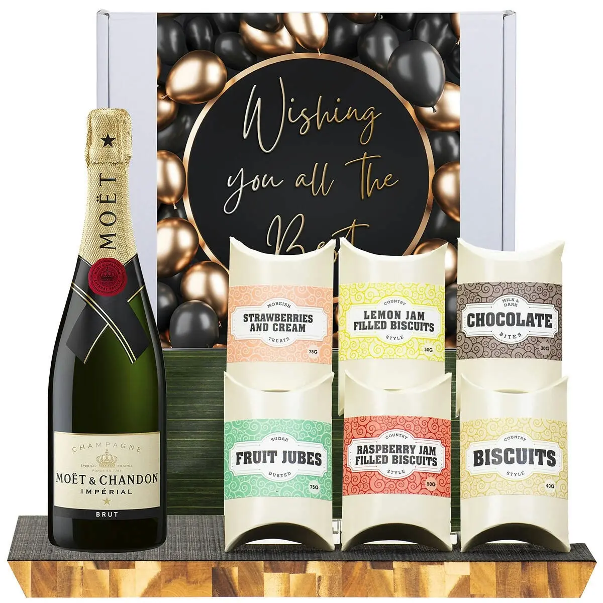 21561D All The Best Gourmet Hamper with Moet & Chandon