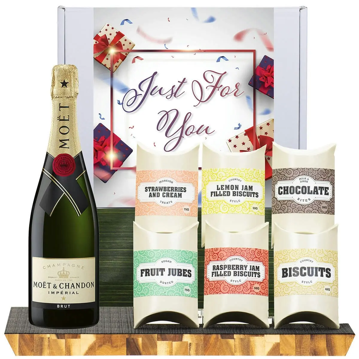 21561E Just For You Gourmet Hamper with Moet & Chandon