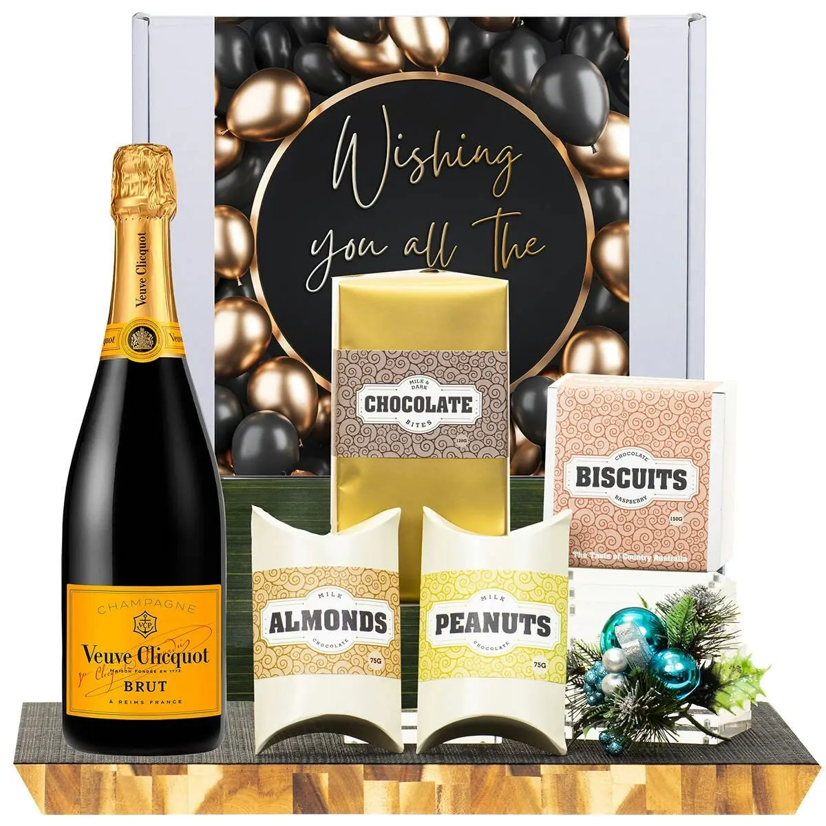 21662D All The Best Gourmet Hamper with Veuve Clicquot Brut