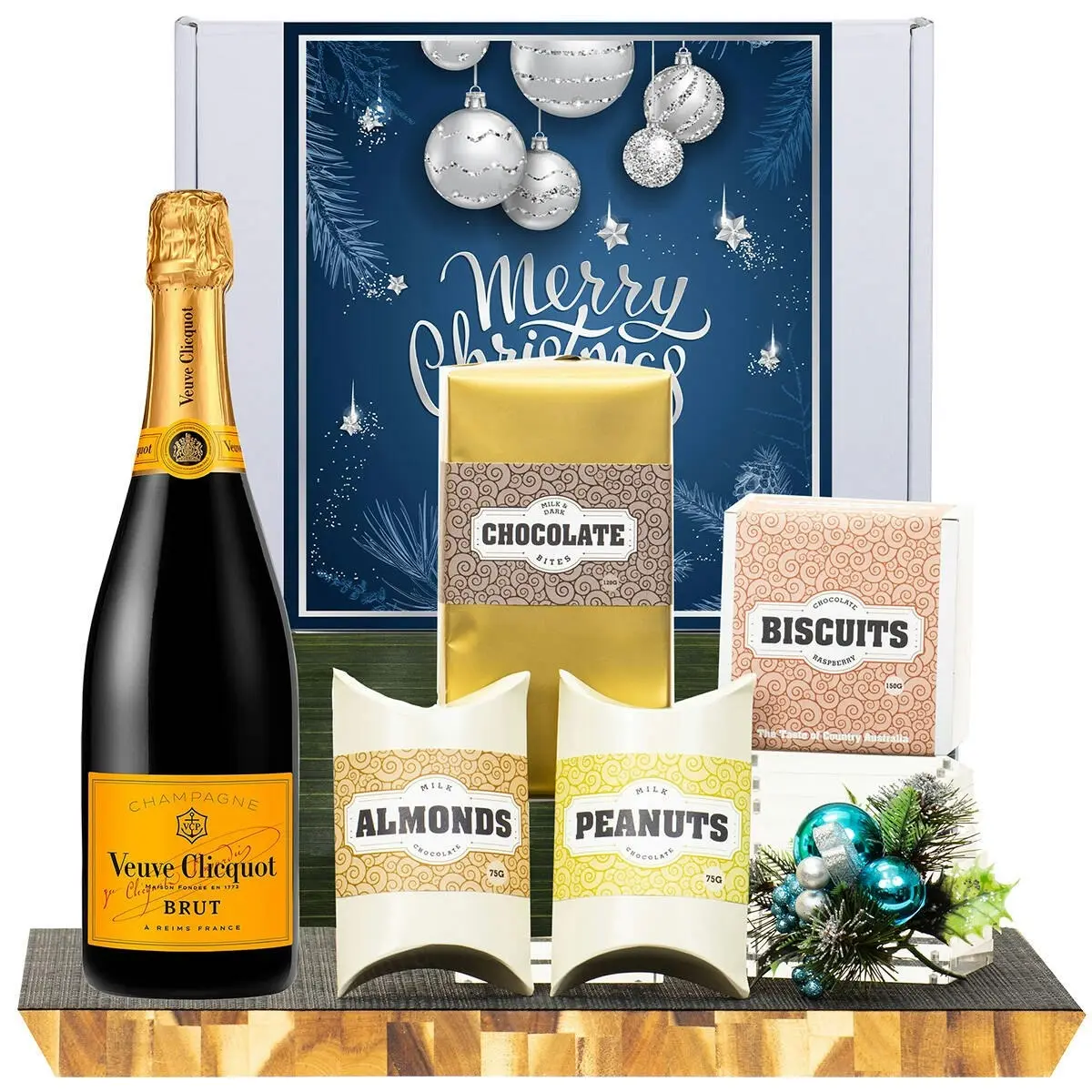 21662X Christmas Gourmet Hamper with Veuve Clicquot Brut