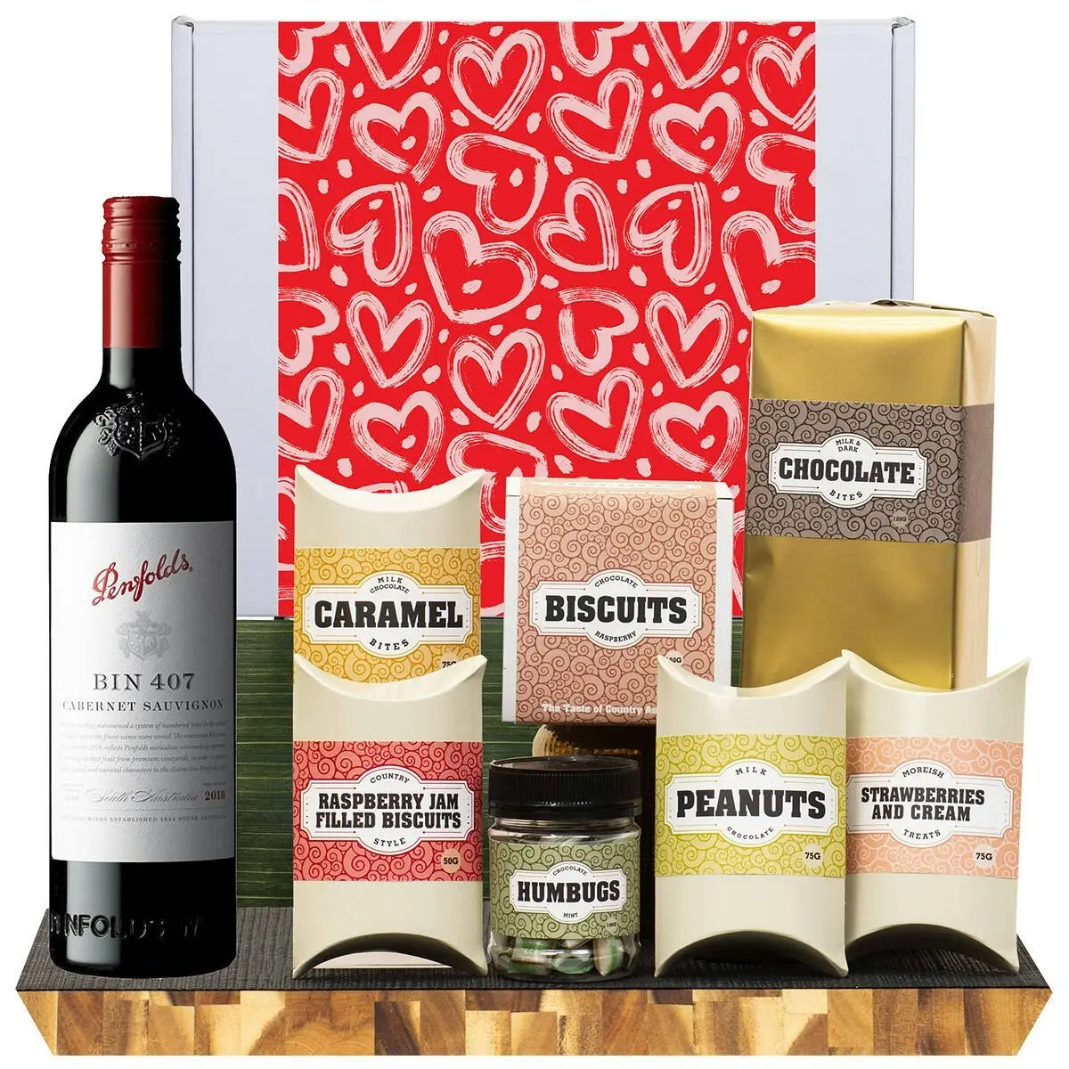 21810L Gourmet Hamper with Penfolds Bin 407 Cabernet Sauvignon