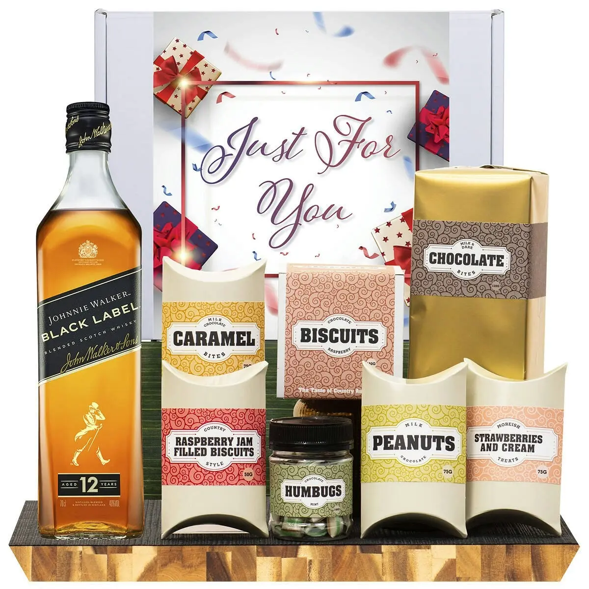 21871E Just For You Gourmet Hamper with Johnnie Walker Black Label