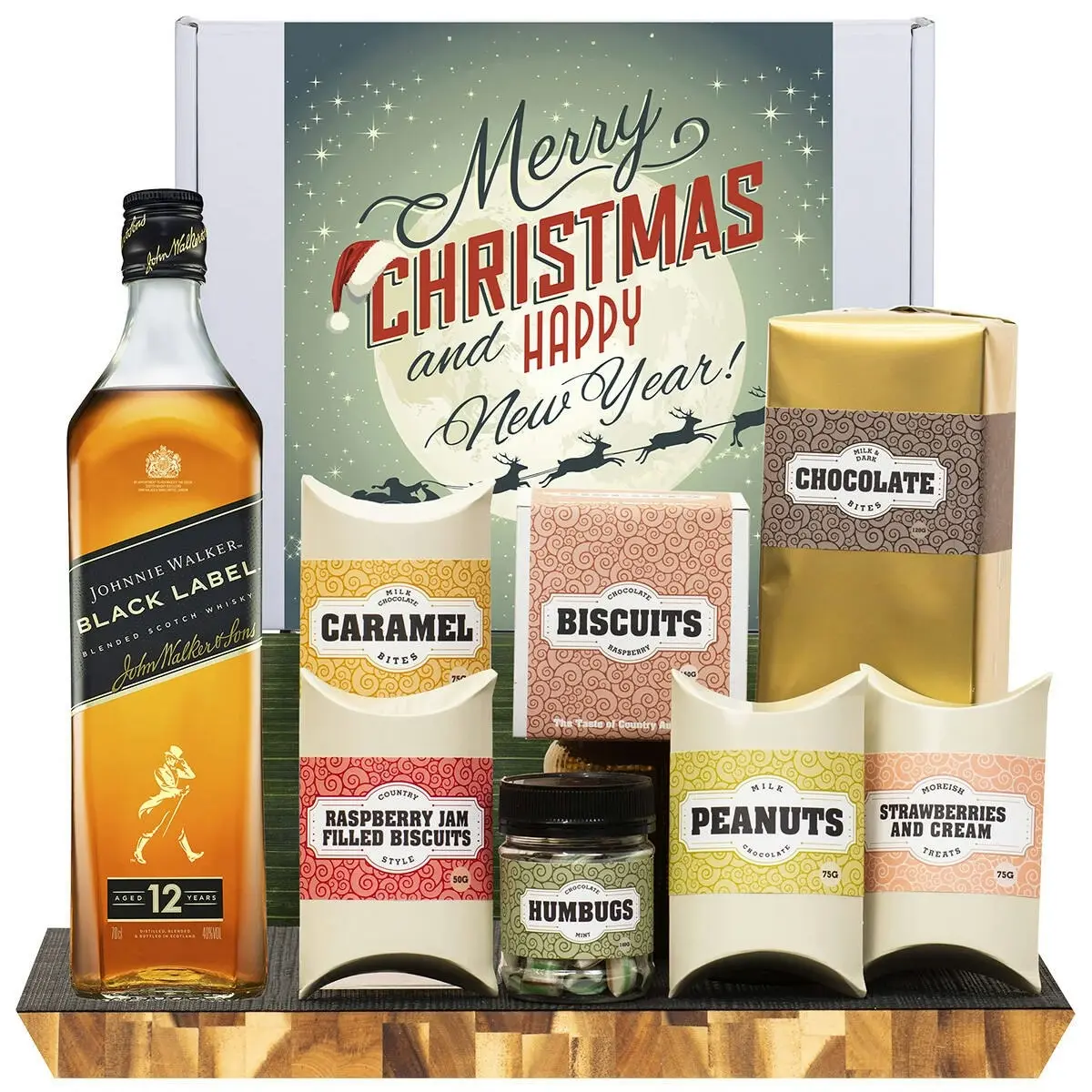 21871W Christmas Gourmet Hamper with Johnnie Walker Black Label