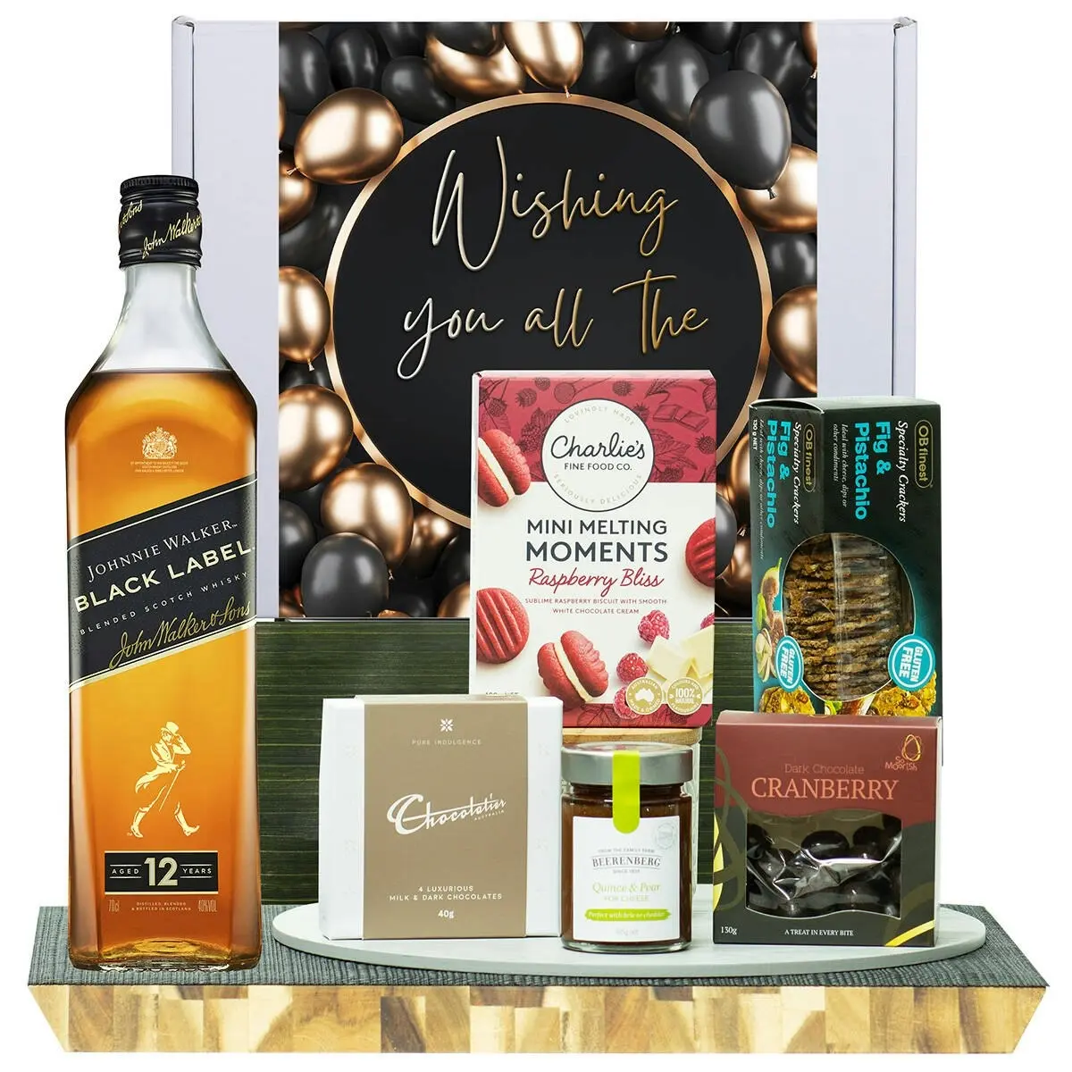 22071D All The Best Gourmet Hamper with Johnnie Walker Black Label