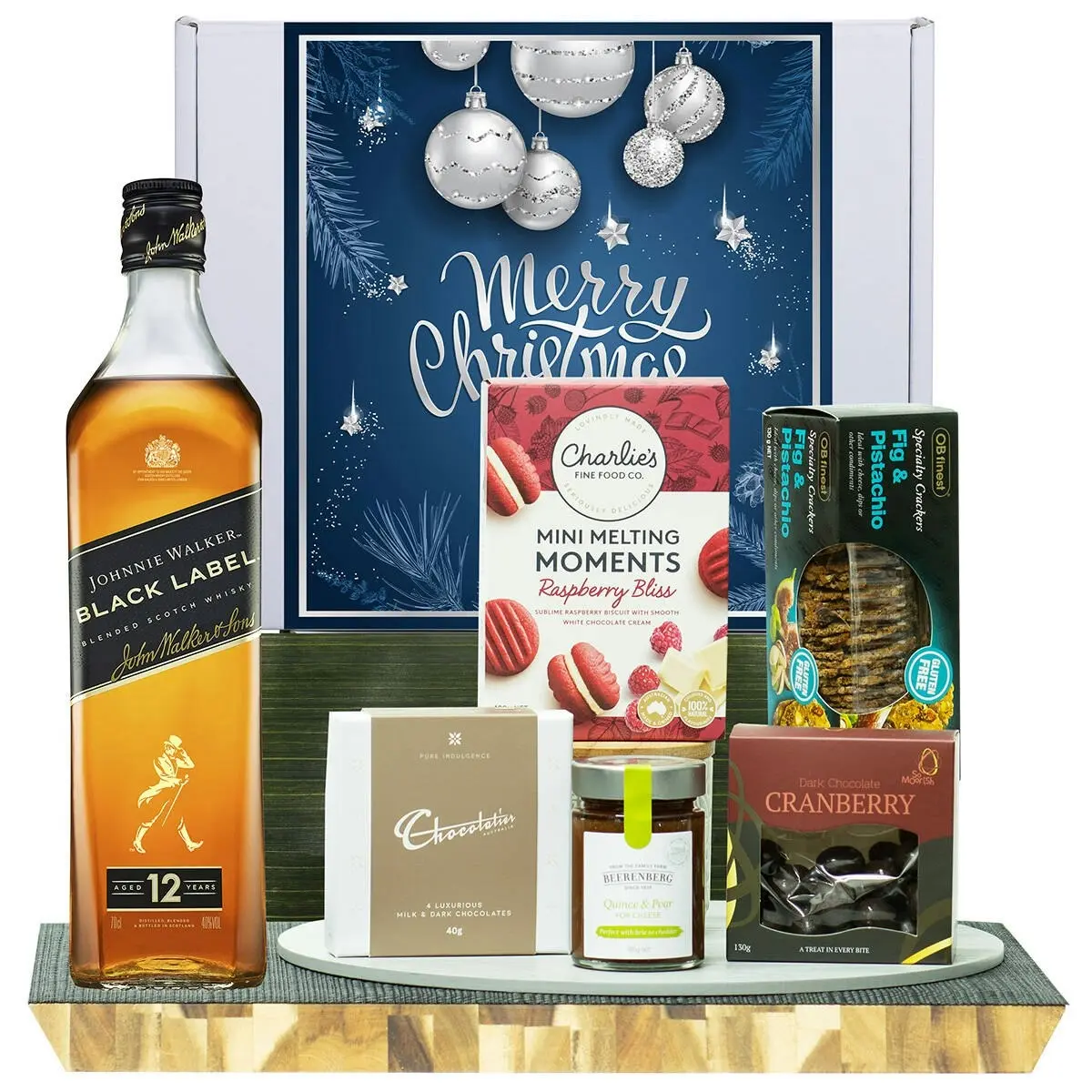 22071X Christmas Gourmet Hamper with Johnnie Walker Black Label