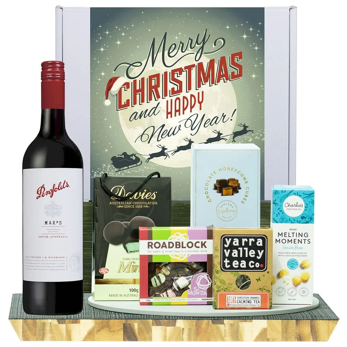 22105W Christmas Gourmet Hamper with Penfolds Max’s Cabernet Sauvignon