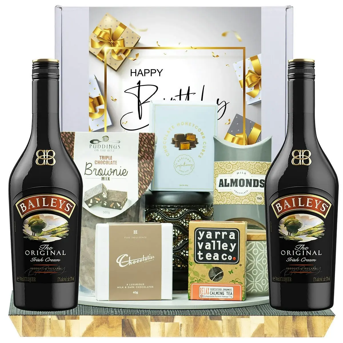 22572C Happy Birthday Gourmet Hamper with Baileys Irish Cream