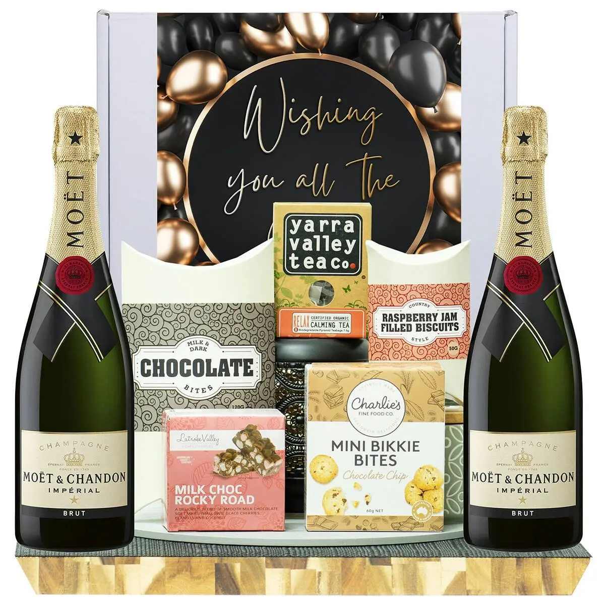 22661D All The Best Gourmet Hamper with Moet & Chandon