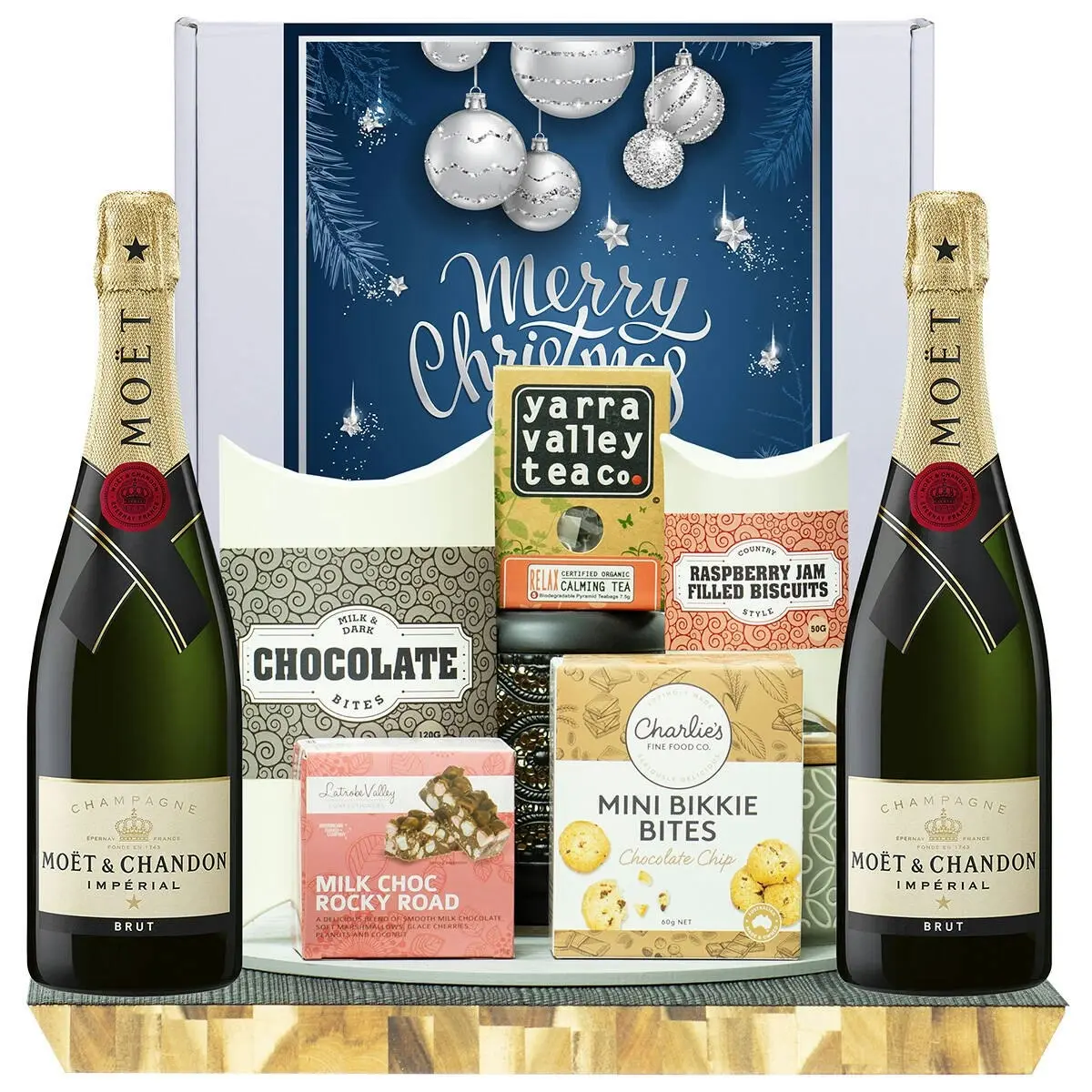 22661X Christmas Gourmet Hamper with Moet & Chandon