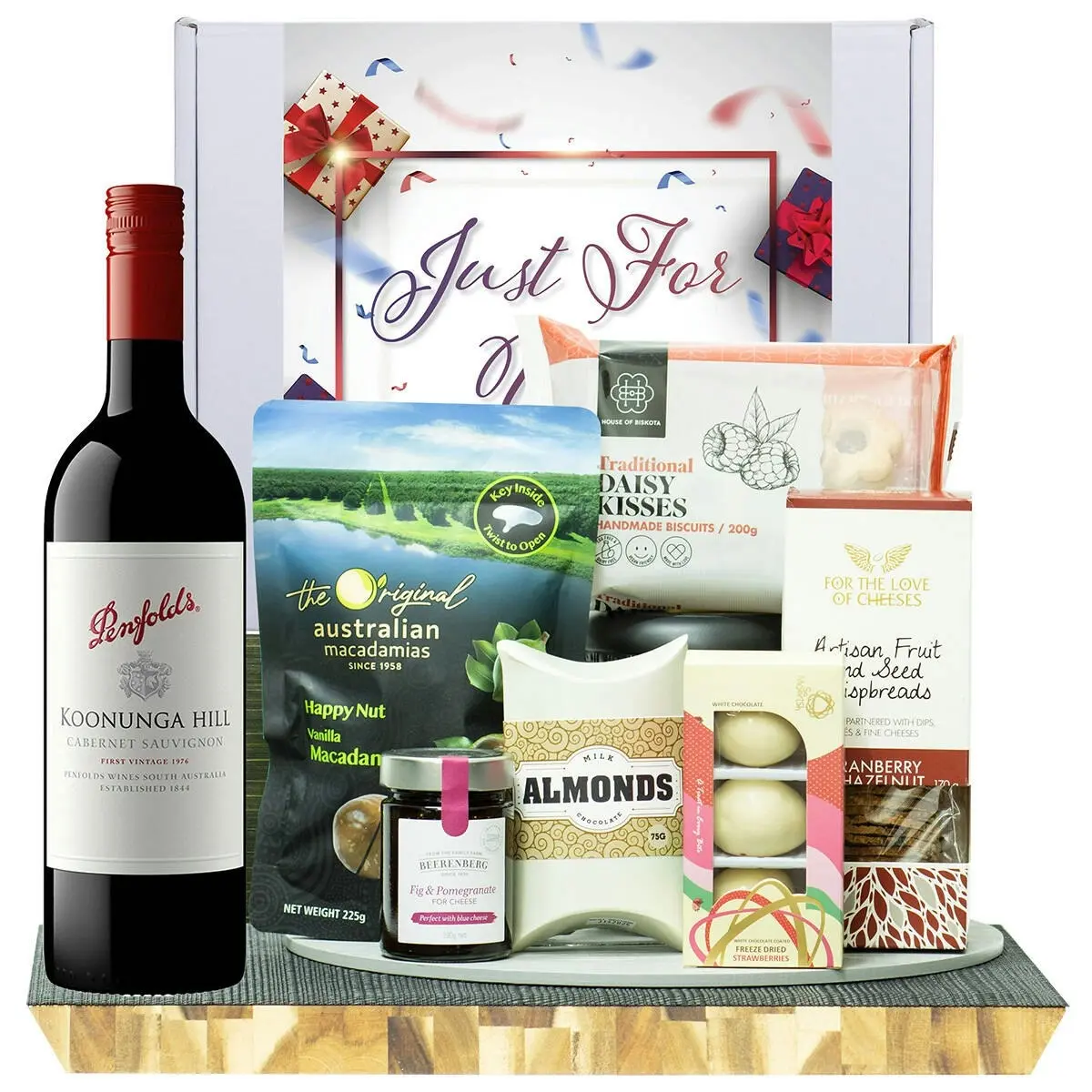 22702E Just For You Gourmet Hamper with Penfolds Koonunga Hill Cabernet Sauvignon