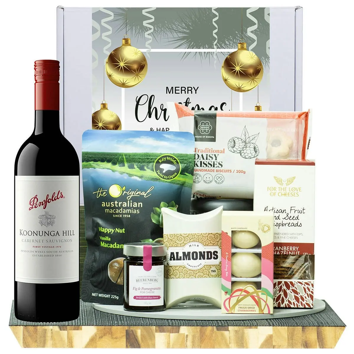 22702U Christmas Gourmet Hamper with Penfolds Koonunga Hill Cabernet Sauvignon