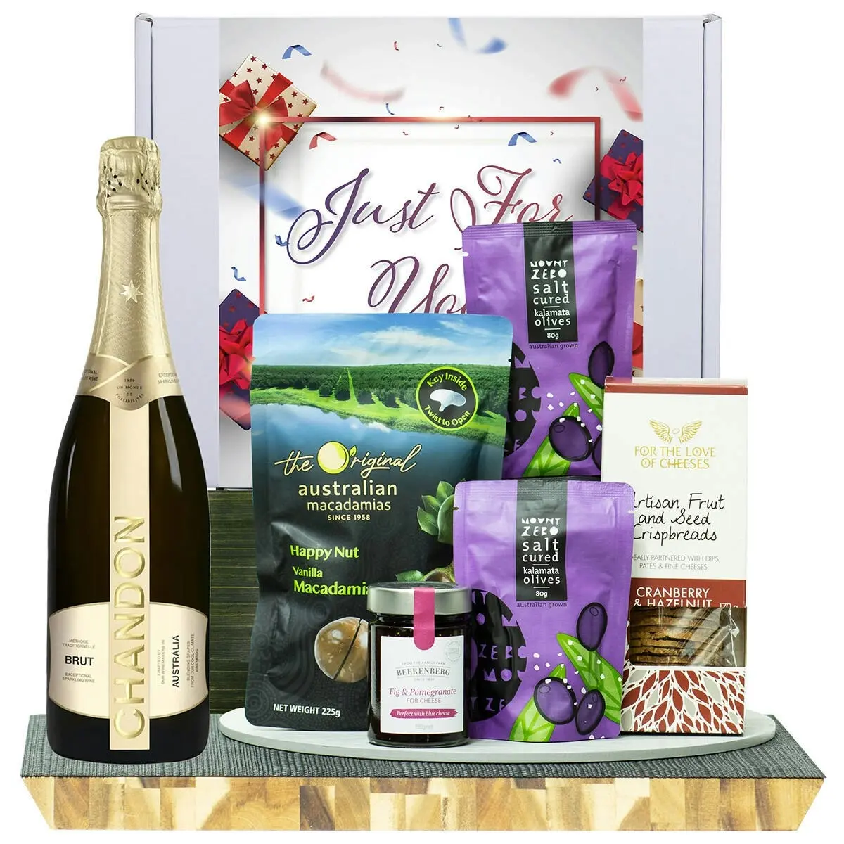 22863E Just For You Gourmet Hamper with Chandon NV