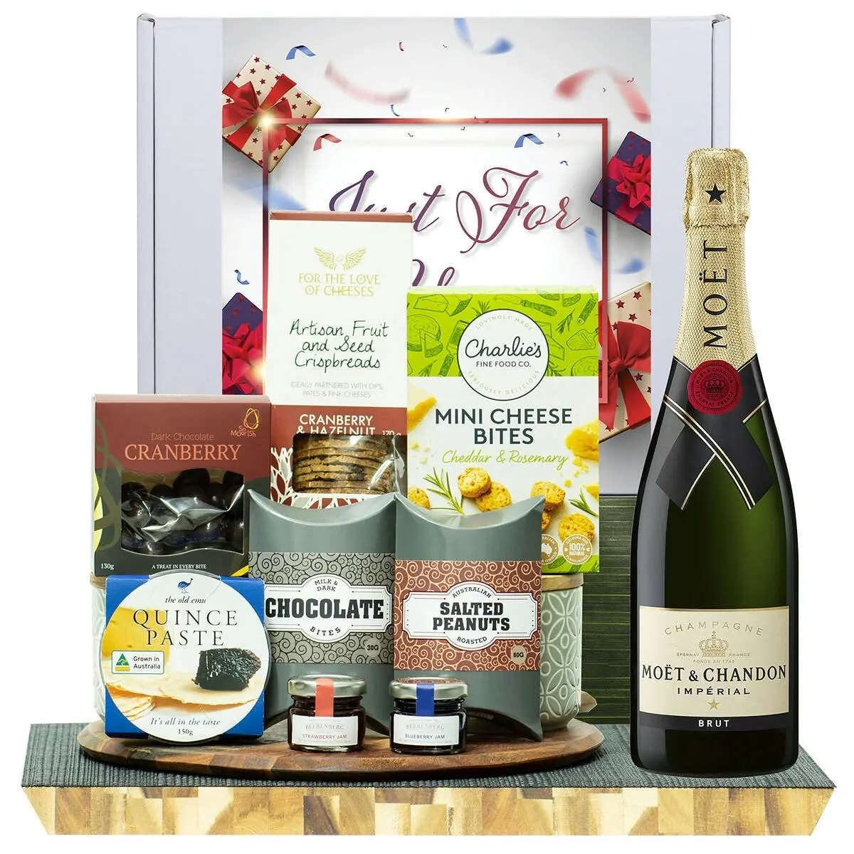 23361E Just For You Gourmet Hamper with Moet & Chandon