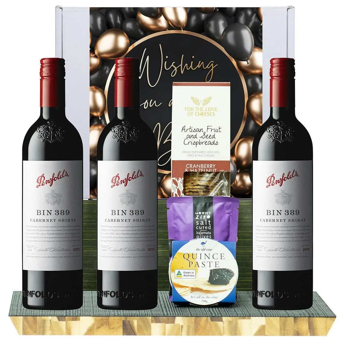 23709D All The Best Gourmet Hamper with Penfolds Bin 389 Cabernet Shiraz