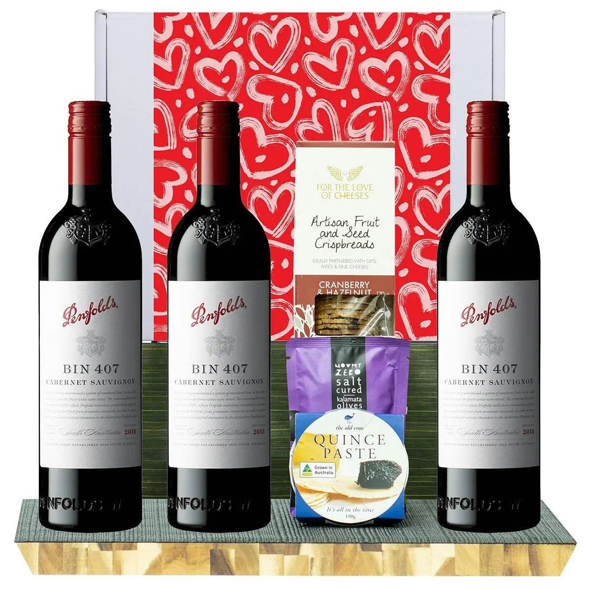 23710L Gourmet Hamper with Penfolds Bin 407 Cabernet Sauvignon