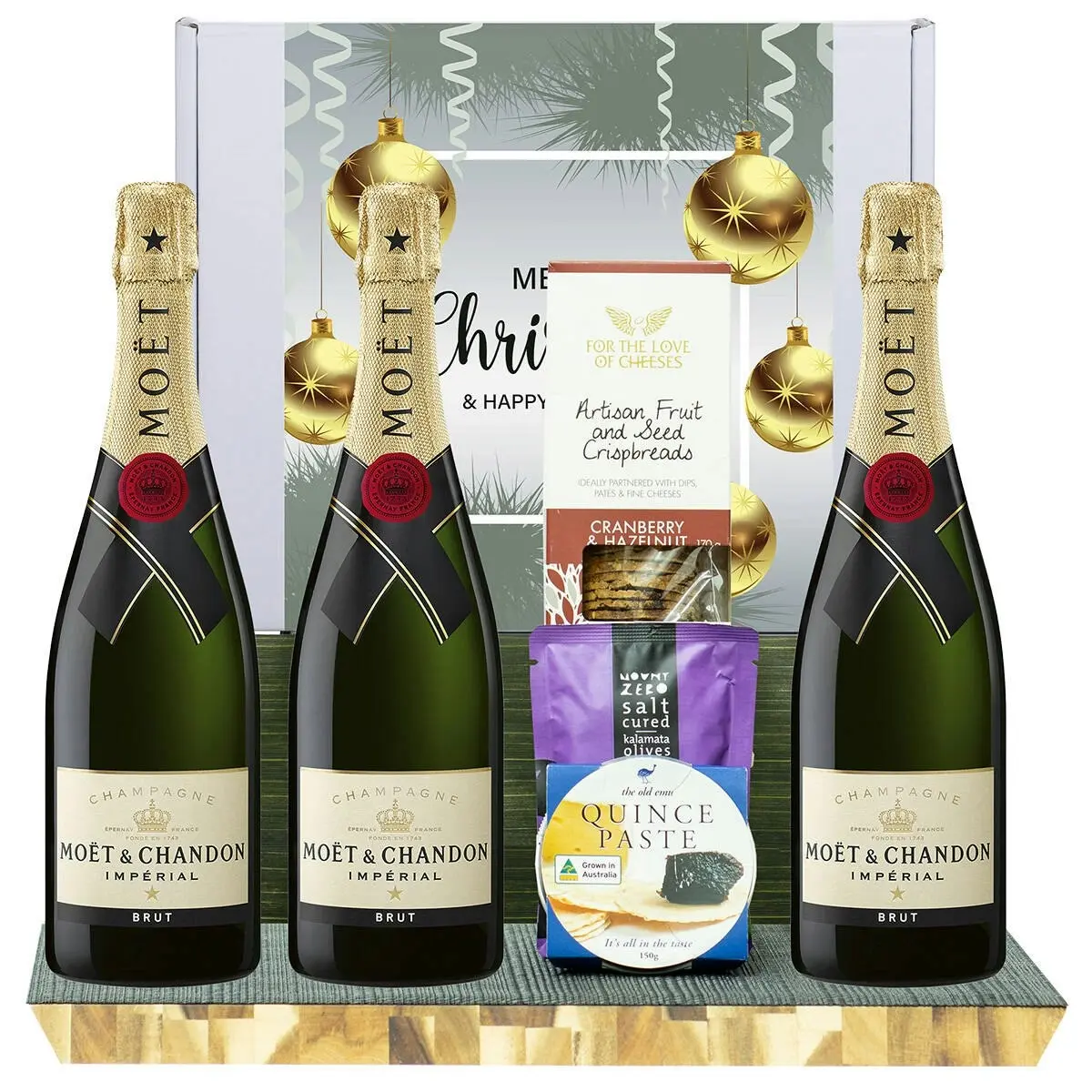 23761U Christmas Gourmet Hamper with Moet & Chandon