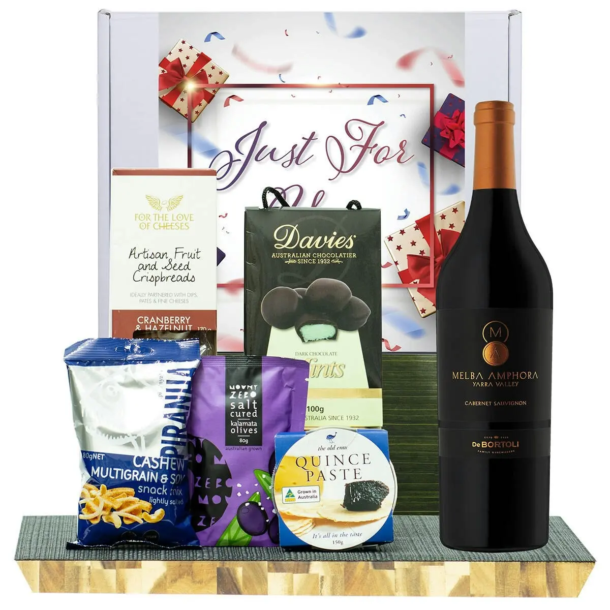 23933E Just For You Gourmet Hamper with De Bortoli Melba Amphora Cabernet Sauvignon