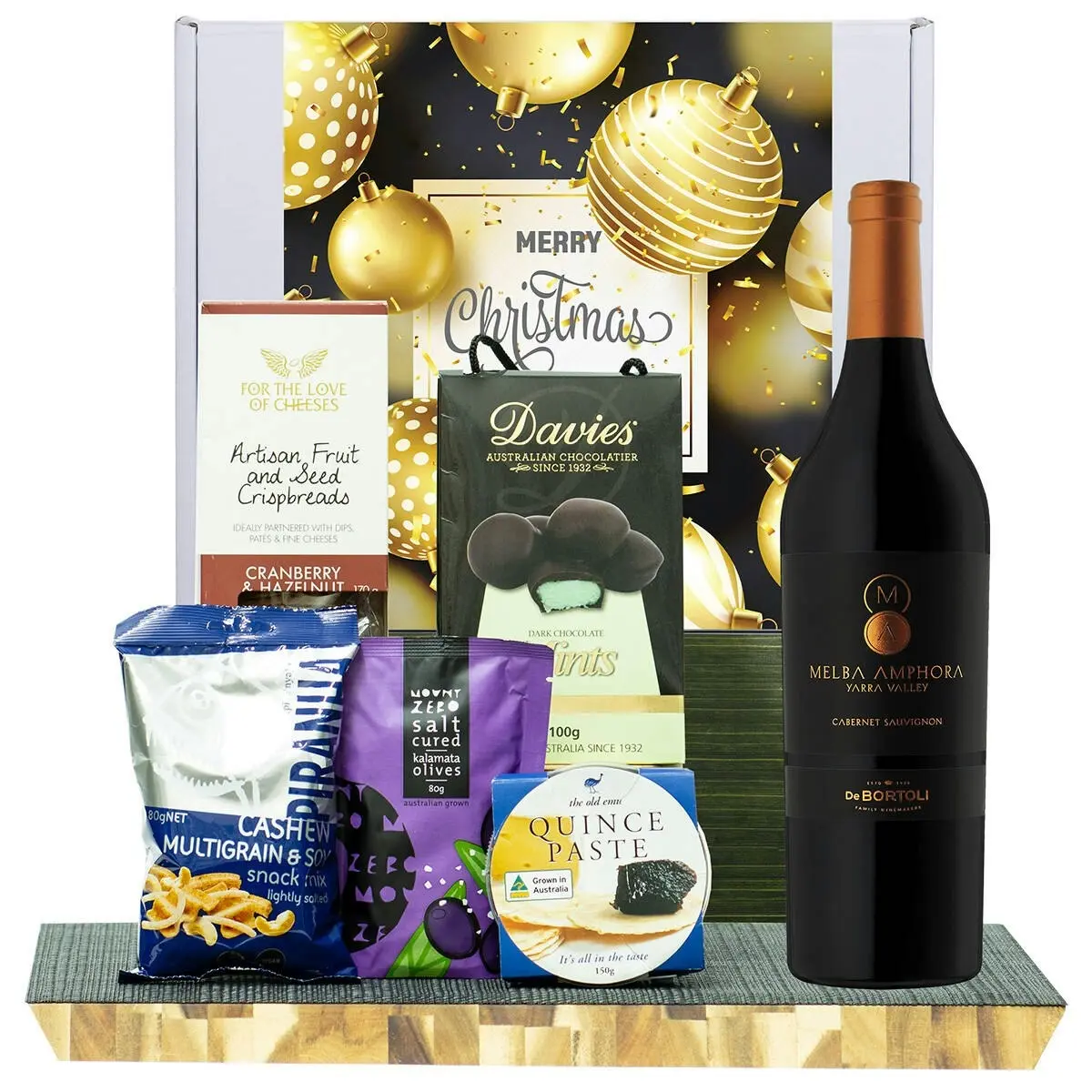 23933V Christmas Gourmet Hamper with De Bortoli Melba Amphora Cabernet Sauvignon