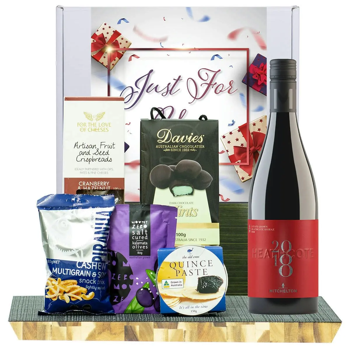 23954E Just For You Gourmet Hamper with Mitchelton Heathcote