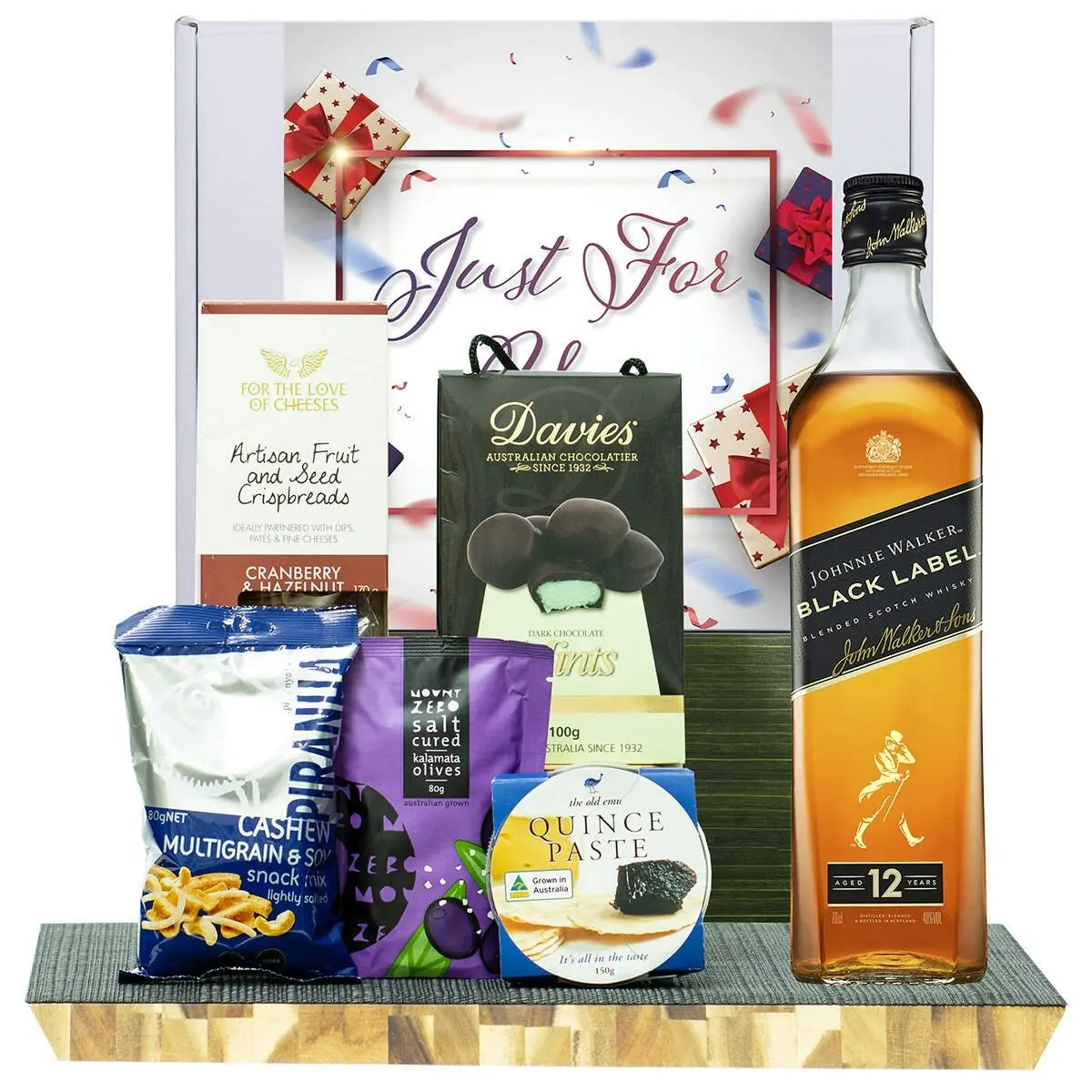 23971E Just For You Gourmet Hamper with Johnnie Walker Black Label