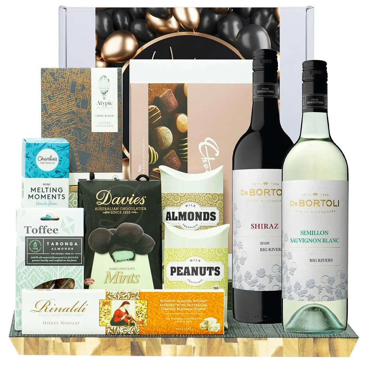 24323D All The Best Gourmet Hamper with De Bortoli Big Rivers