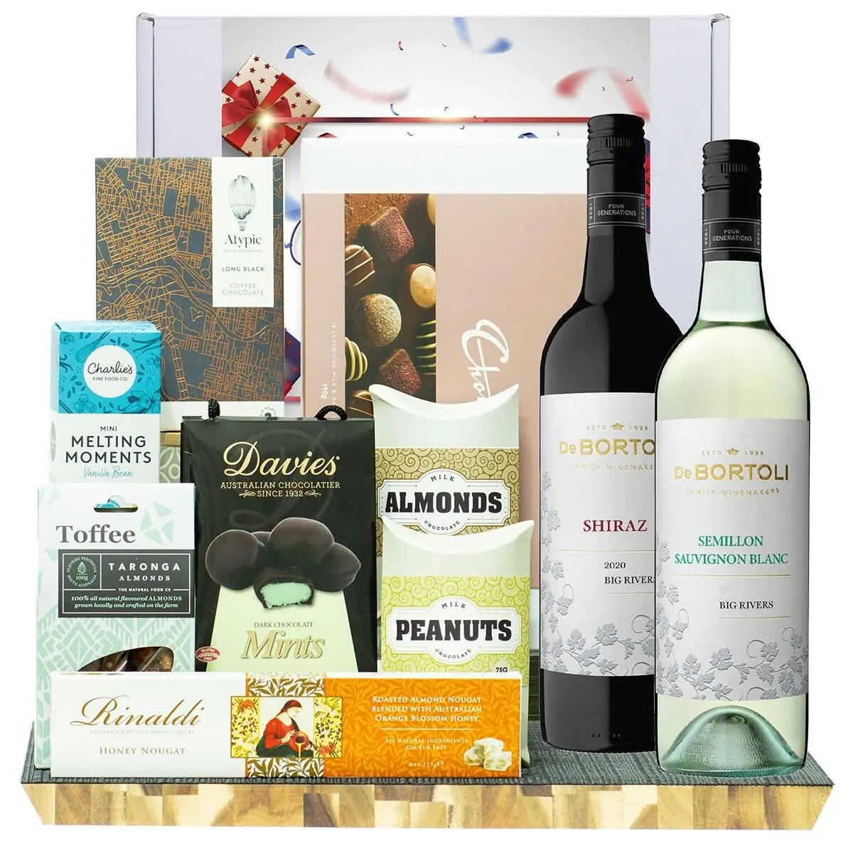 24323E Just For You Gourmet Hamper with De Bortoli Big Rivers