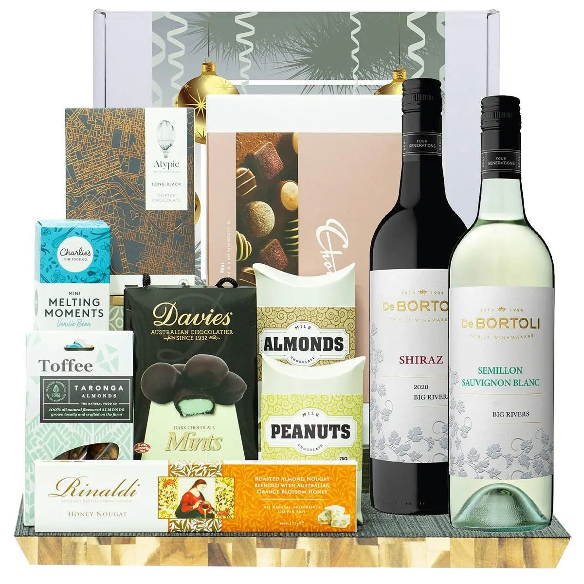 24323U Christmas Gourmet Hamper with De Bortoli Big Rivers