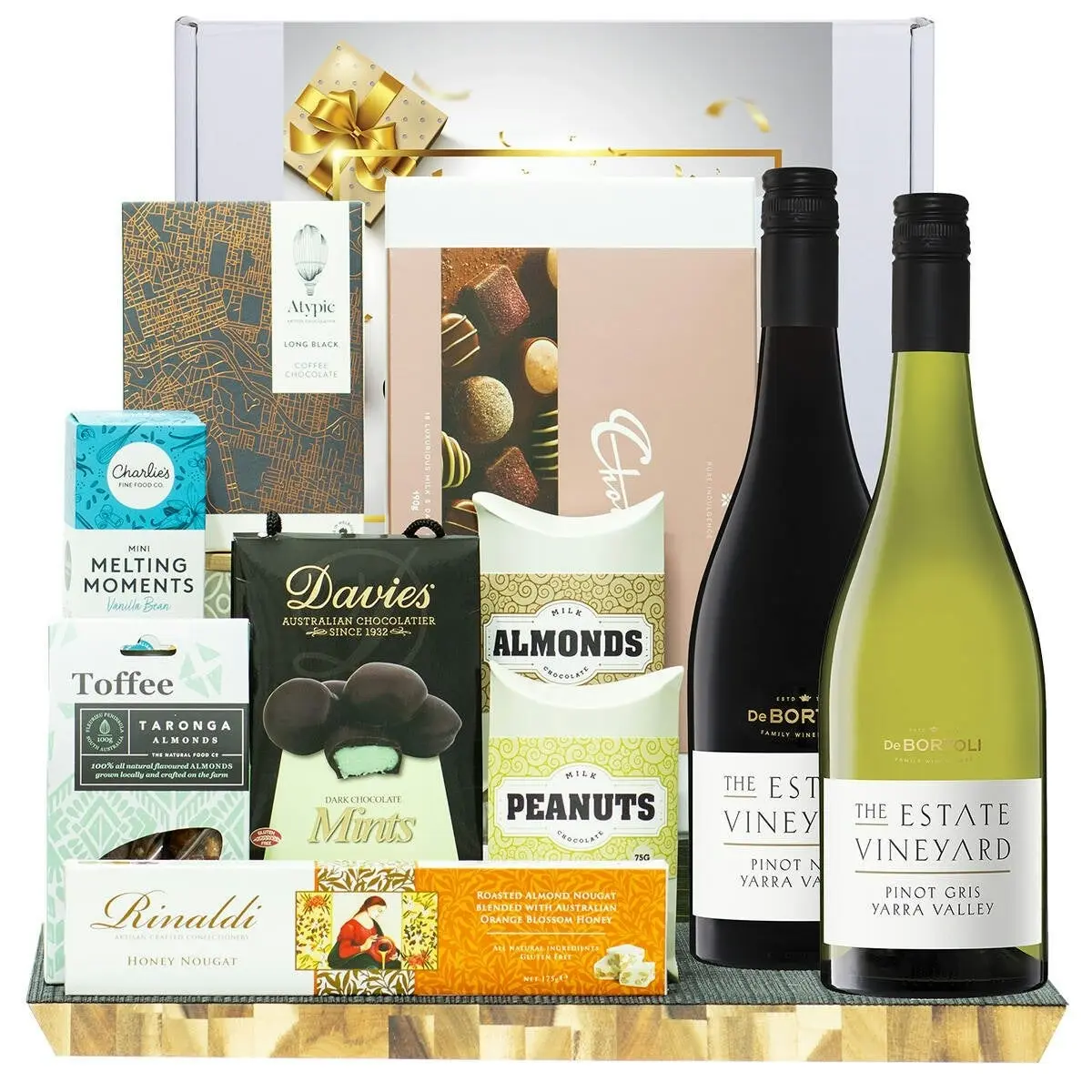 24329C Happy Birthday Gourmet Hamper with De Bortoli The Estate Collection