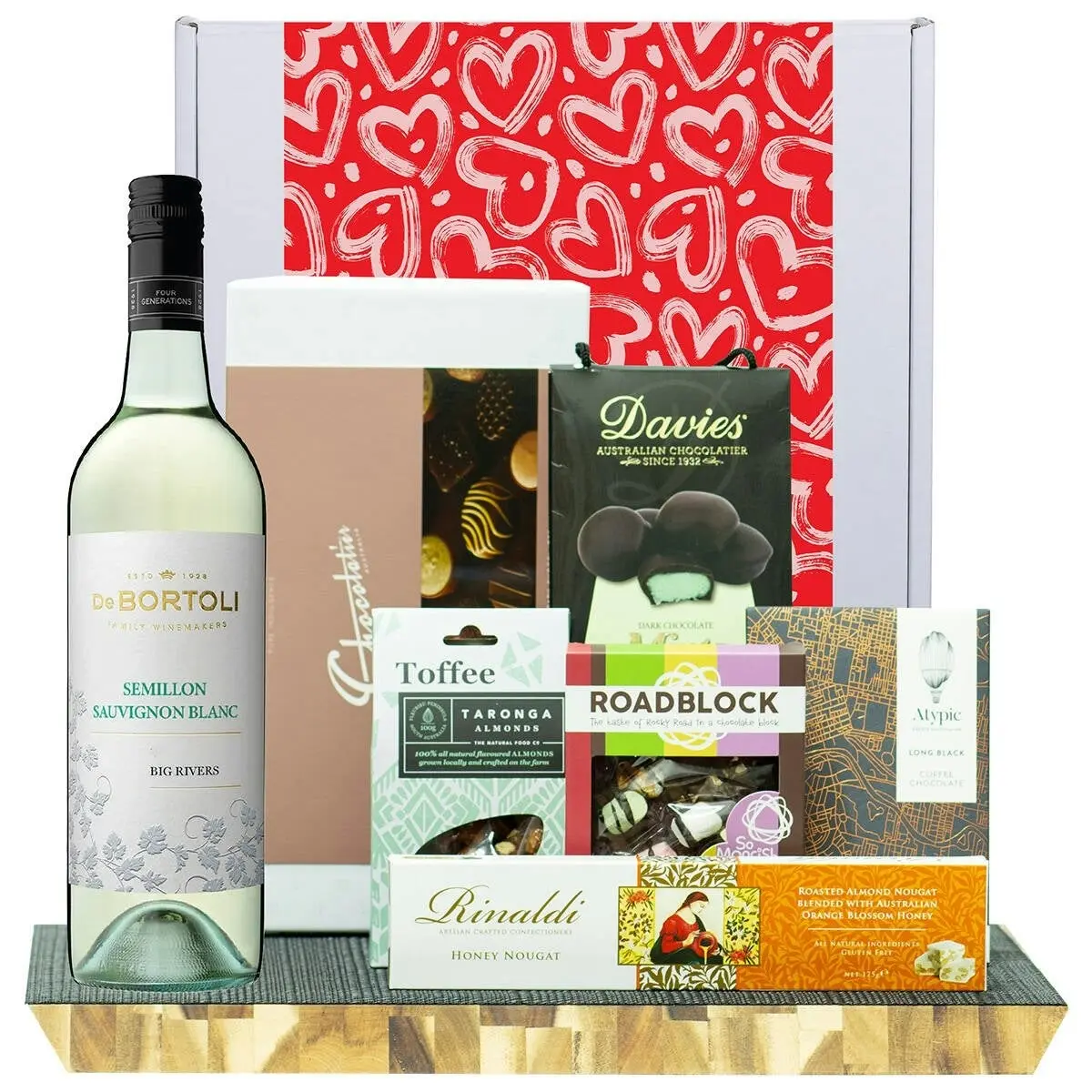 24822L Gourmet Hamper with De Bortoli Big Rivers Semillon Sauvignon Blanc