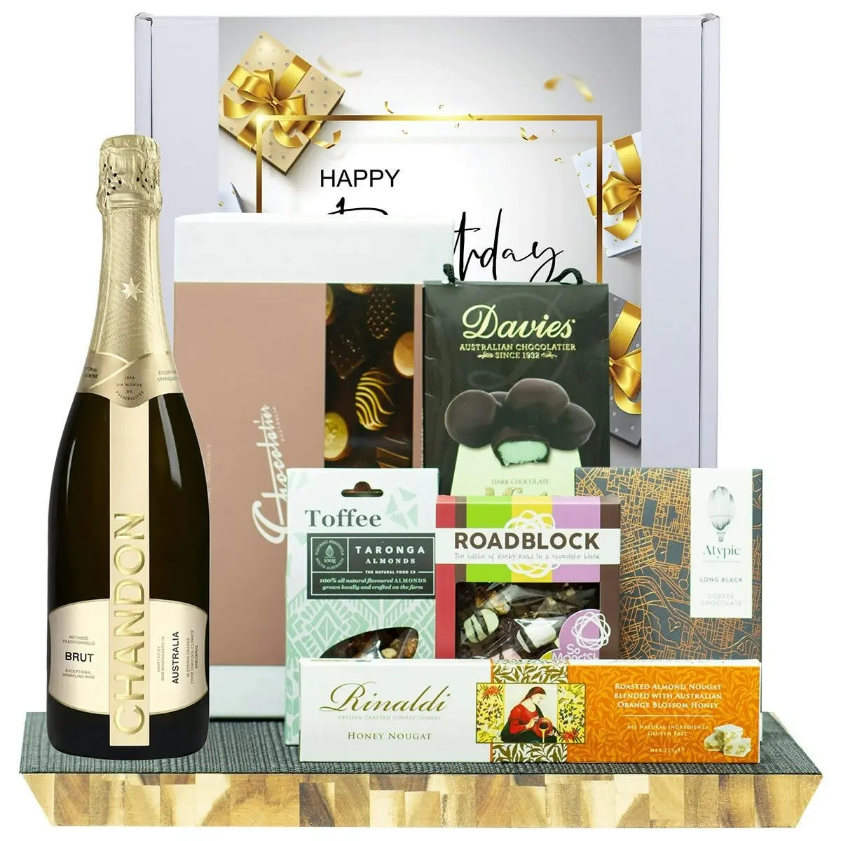 24863C Happy Birthday Gourmet Hamper with Chandon NV