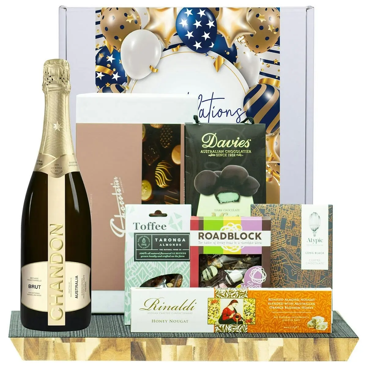 24863F Congratulations Gourmet Hamper with Chandon NV