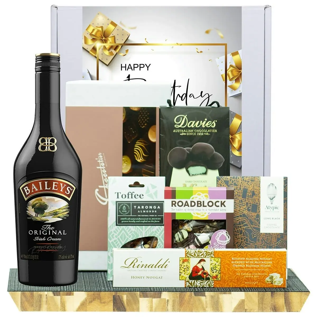 24872C Happy Birthday Gourmet Hamper with Baileys Irish Cream