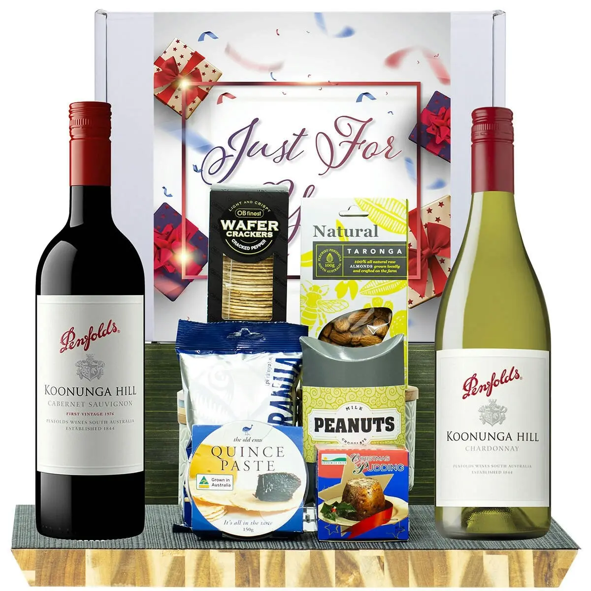 26604E Just For You Hamper with Penfolds Koonunga Hill